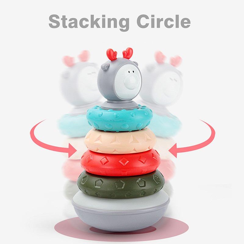 Kaichi - Musical Stacking Circle Rings Baby Toy