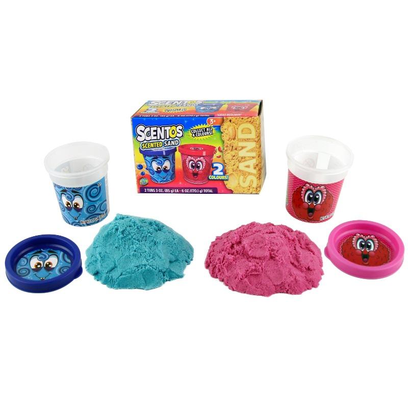 Scentos Scented Action Sand 2 Pack - Multicolor