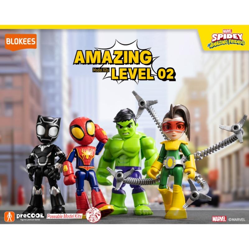 Blokees Marvel Spidey and His Amazing Friends Doc Ock Figure - Buildable Action Model Kit.