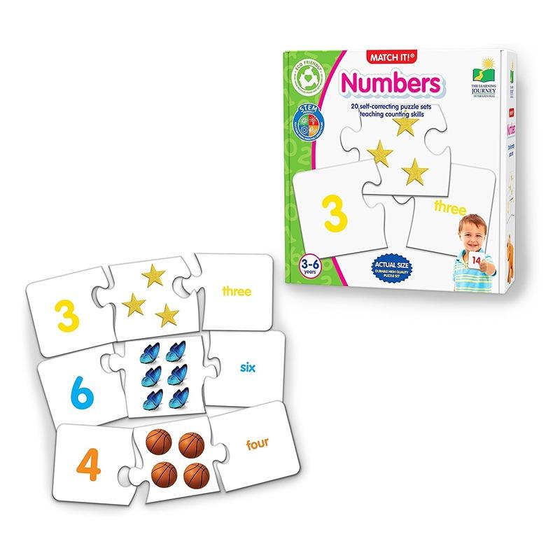 The Learning Journey Match It Numbers