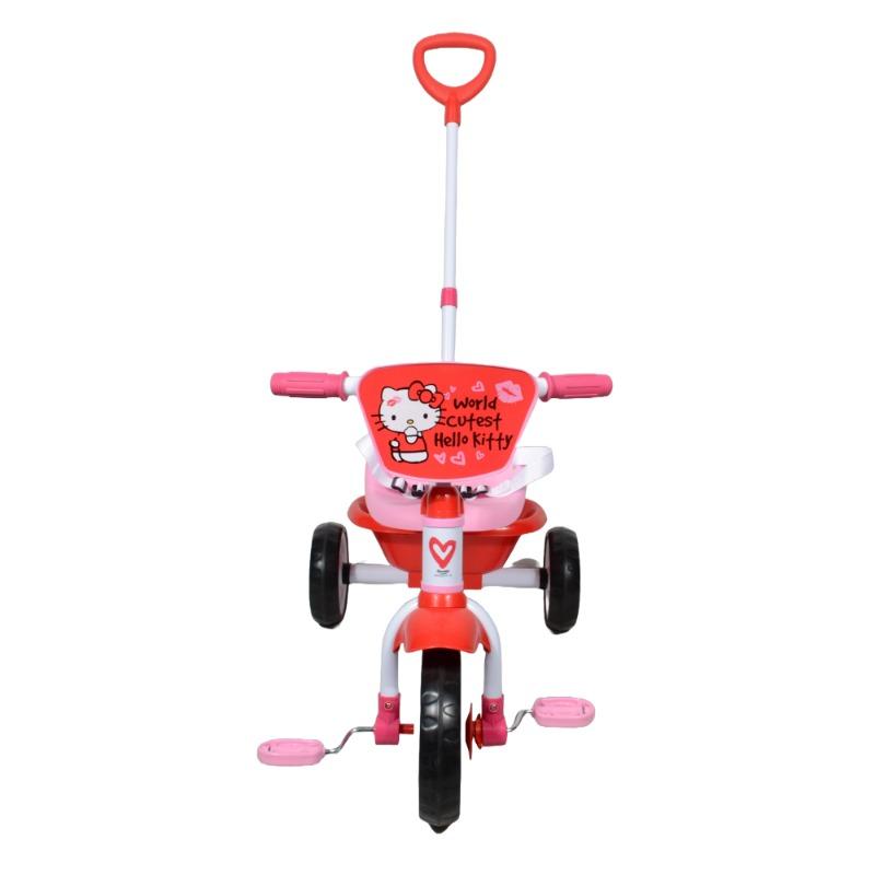 Hello Kitty Trike With Push Handle