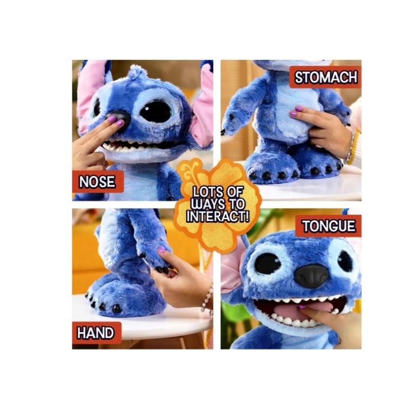 ديزني - دمية ديزني ستيتش التفاعلية مقاس 17 انش للاطفال