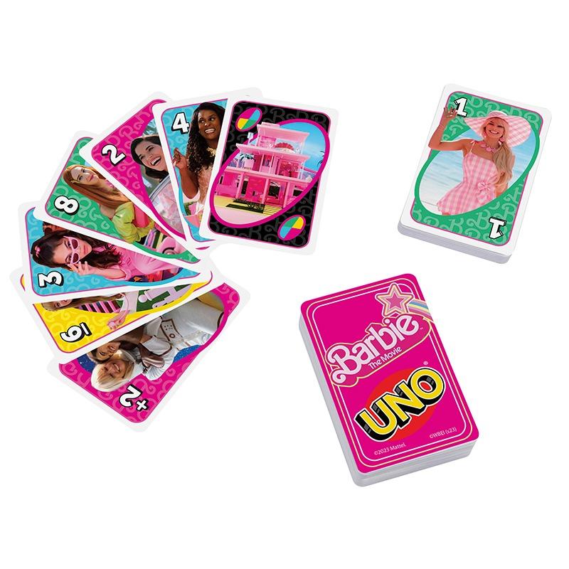 UNO Barbie The Movie Card Game
