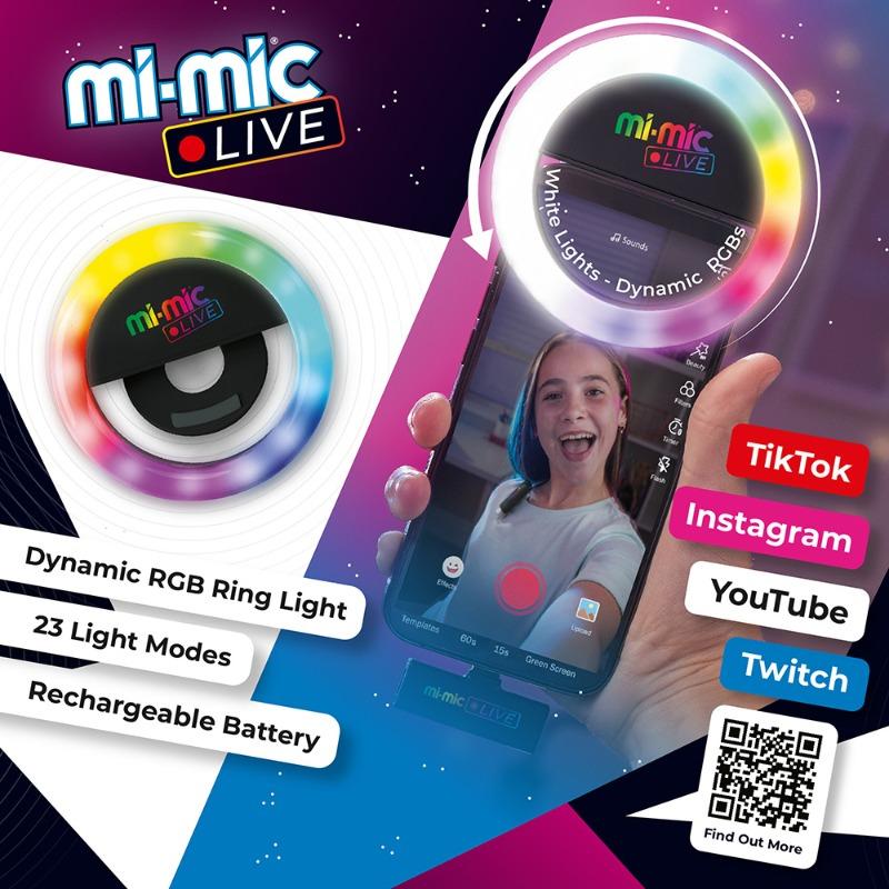 Mi-Mic Live Microphone Hub & LED Ring Light Vlogging Kit