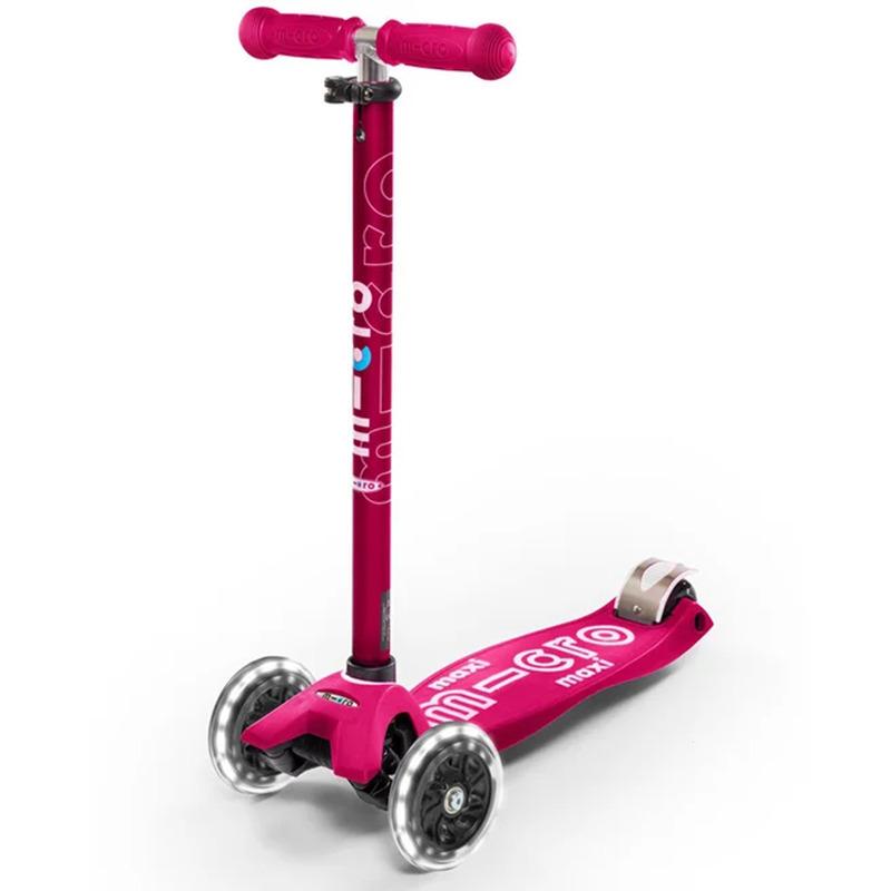 Micro Maxi Deluxe Led Scooter - Pink