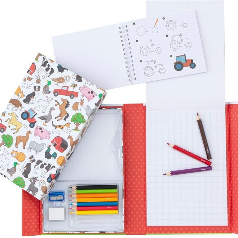 تايجر ترايب - دفتر تعلم رسم المزرعة