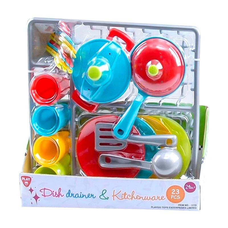 PlayGo - Set Of Dishes With Drying