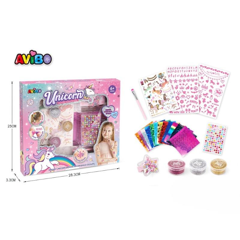افيبو - مجموعة إكسسوارات يونيكورن اللامعة