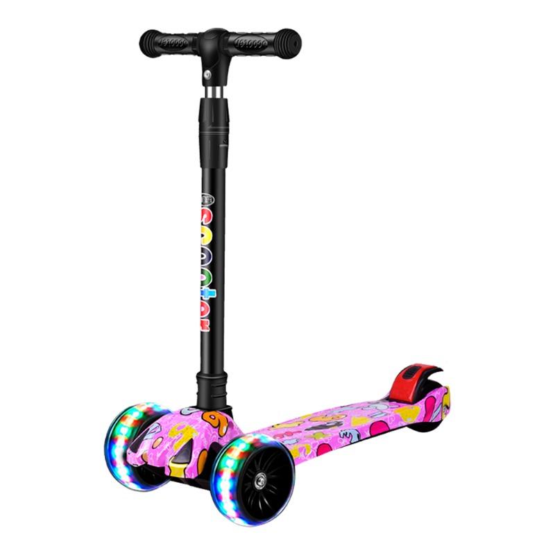 Kids Three Wheels Foldable Scooter
