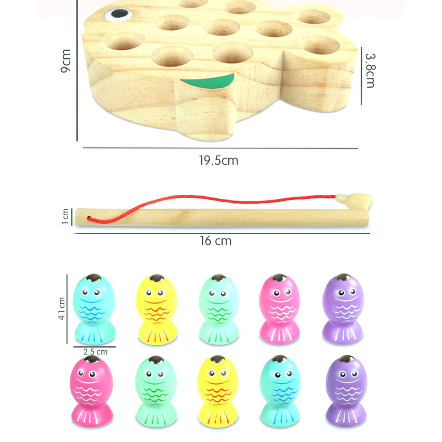 Beilaluna - Magnetic Wooden Fishing Game