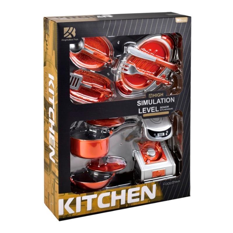 Kitchen Utensil Play Set - Orange