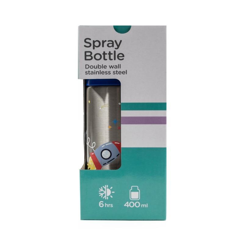 Tiny Wheel Steel Water Bottle 400ml