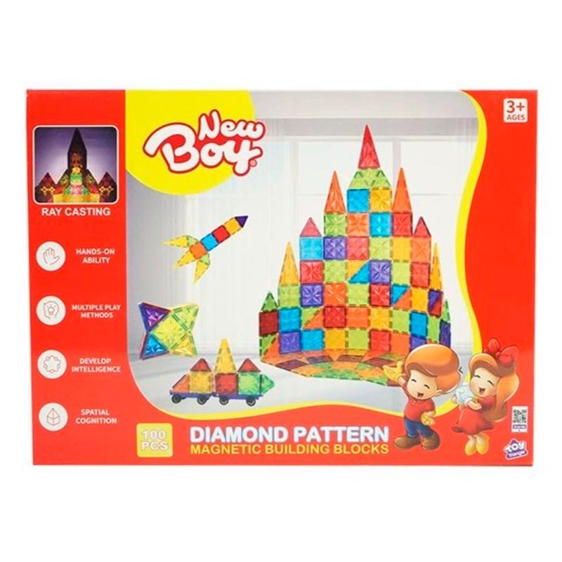 New Boy Magnetic Building Block - 100pcs
