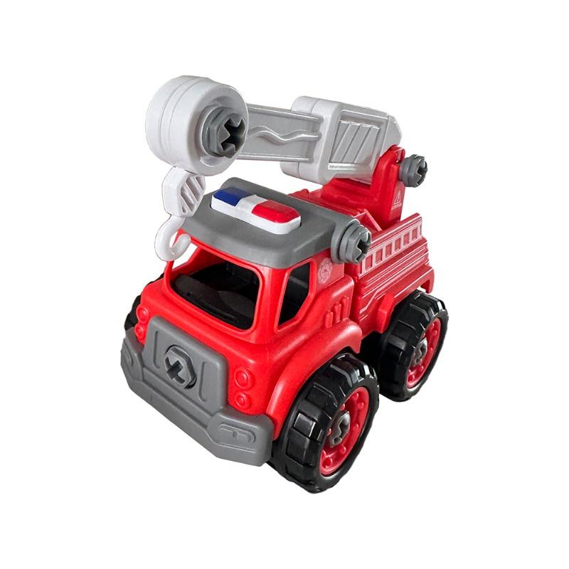 Mini Car DIY Toy Bricks - Fire Rescue Truck
