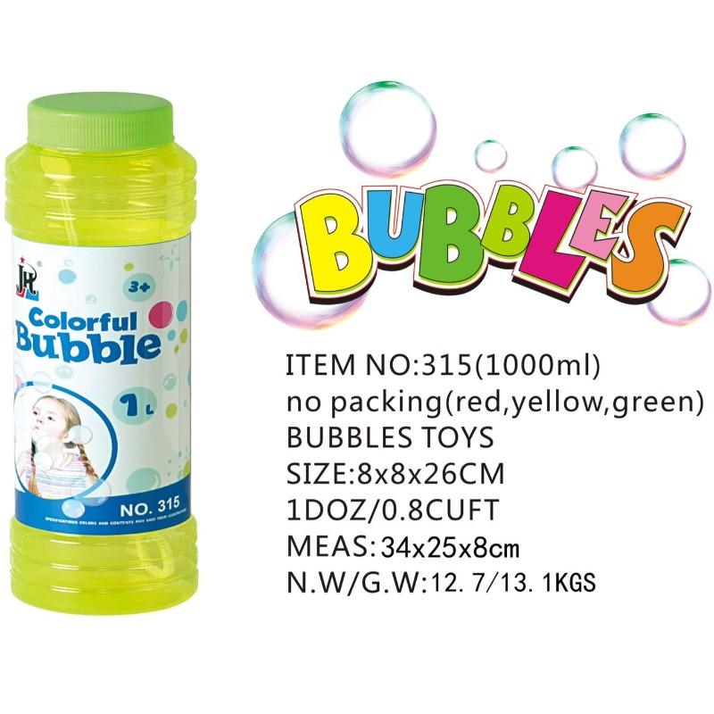 Jh Colorful Bubbles Color 1000 Ml - Assorted