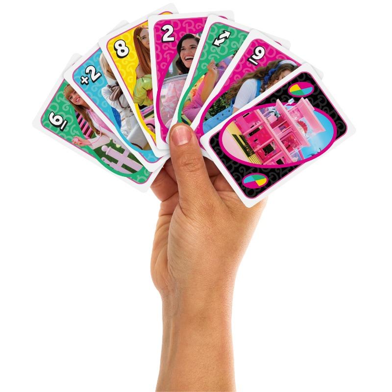 UNO Barbie The Movie Card Game