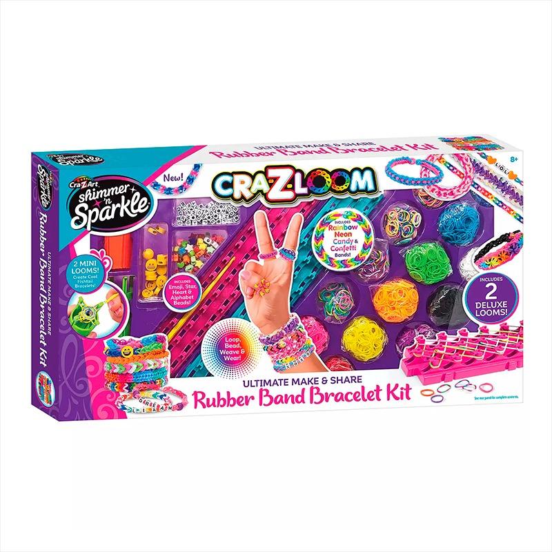Cra-Z-Art Cra-Z-Loom Ultimate Make And Share Rubber Band Bracelet Set