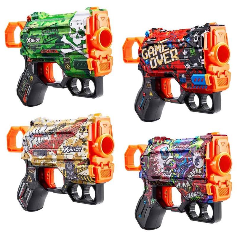 X-Shot Skins Menace 4 pcs Combo Pack