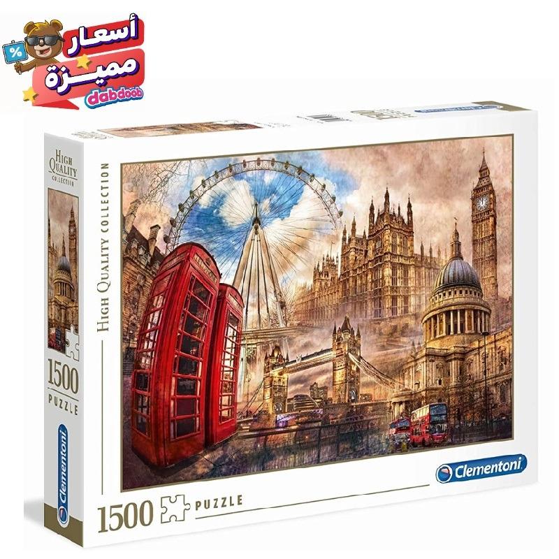 Clementoni Vintage London Puzzle - 1500 Pcs