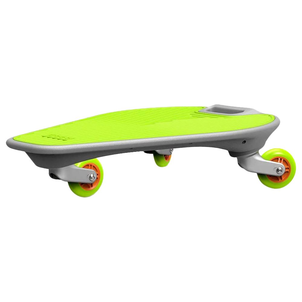 Wiggleboard The Skateboard 3 Wheels With A New Twist - Green