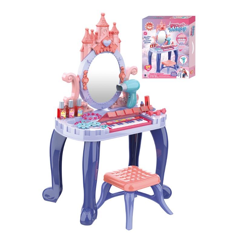 Piano Vanity Beautiful Girl Dressing Table - 29 pcs