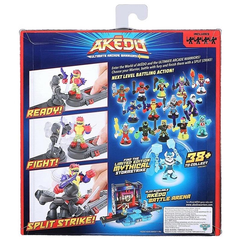 Akedo Ultimate Mini Battling Action Figure FIGHT 4-Pack