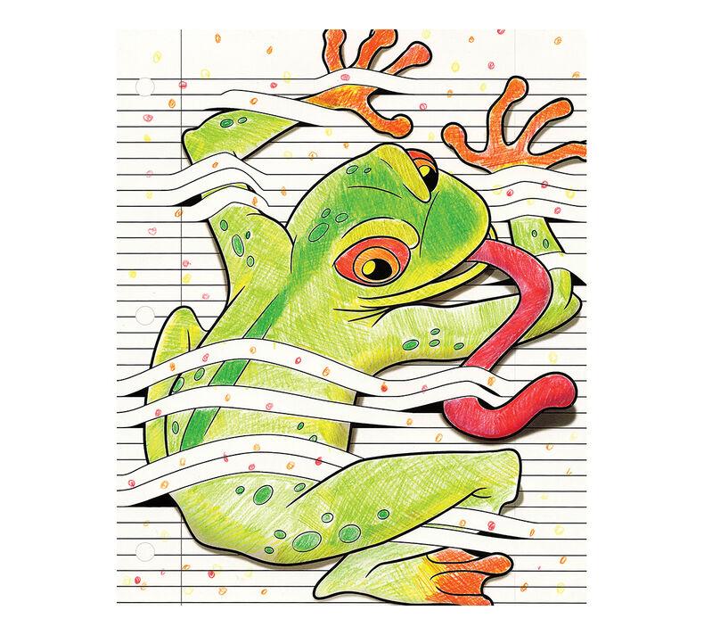 كرايولا - كتاب تلوين آرت ويذ إيدج أوهام بصرية - 40 صفحة