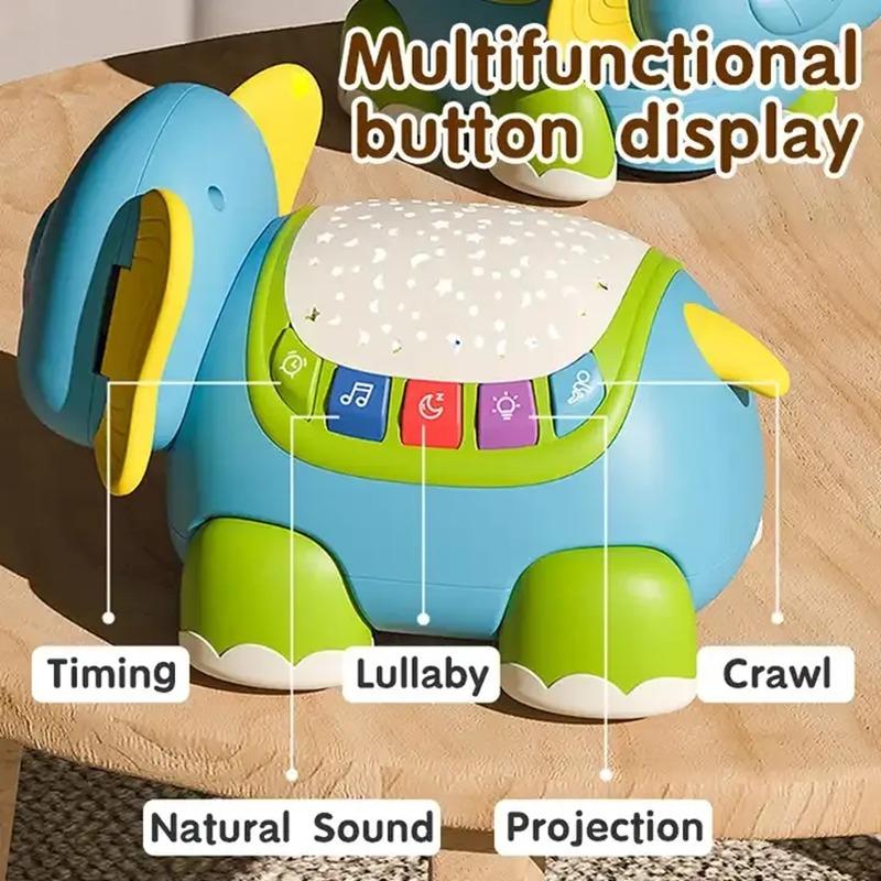 Musical Elephant With Star Projector