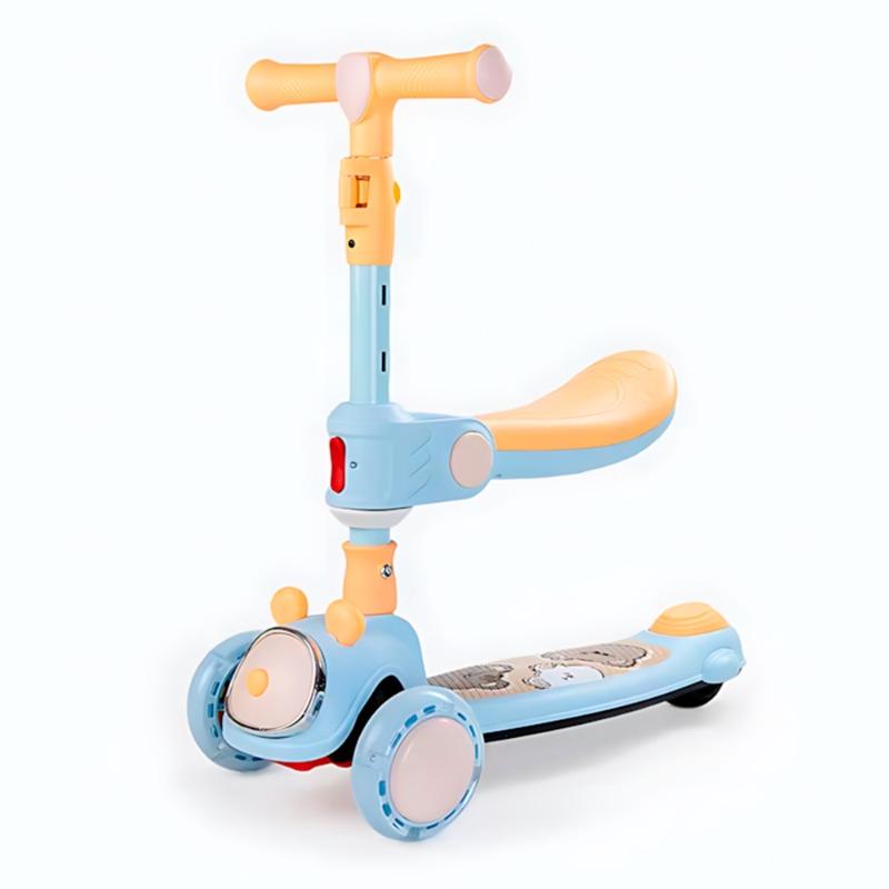 إتش إل بي بي - سكوتر الأطفال 2 في 1 لون أزرق