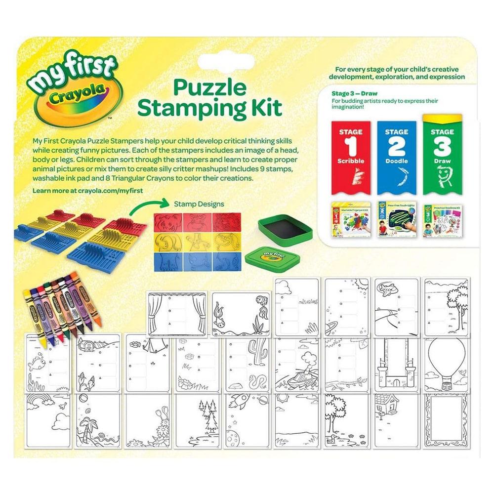 Crayola My First Stage 3 Puzzle Stamping Kit