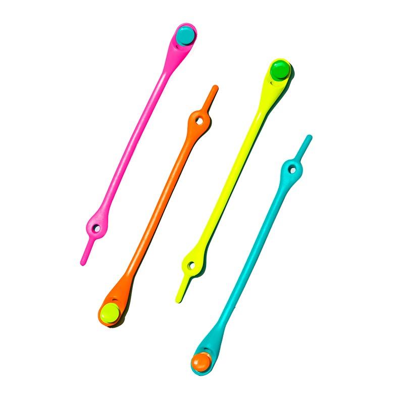 هيكيز - أربطة الحذاء المرنة ألوان متعددة