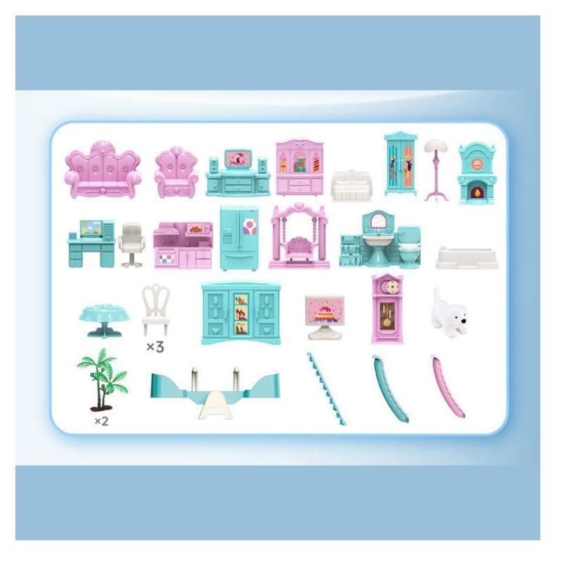 بيت الدمى بيوتفل هوم - أزرق