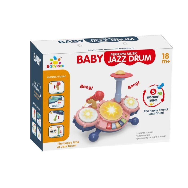 Baby Love Electric Jazz Durm - Pink