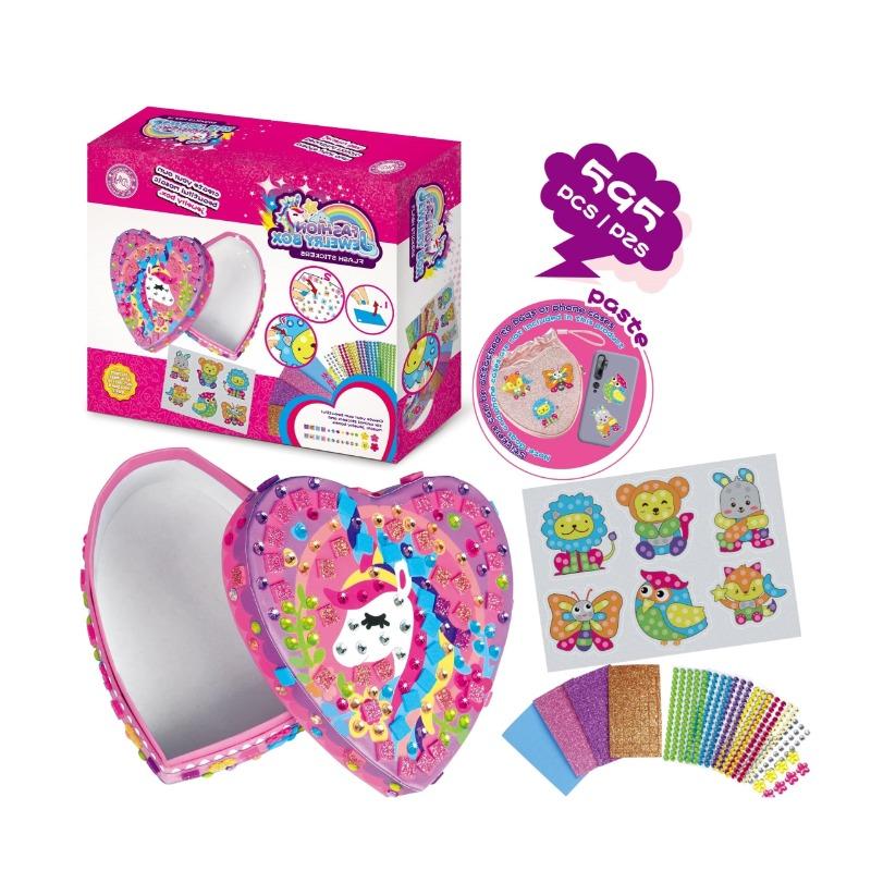 Diy Diamond Painting Jewelry Box - 595 Pcs