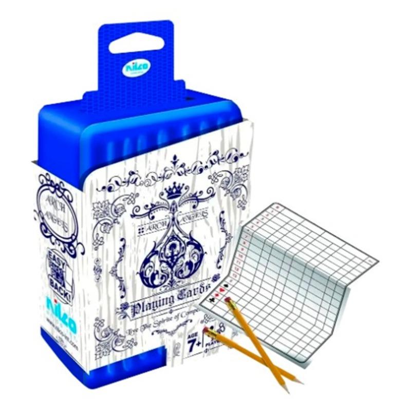 نيلكو - لعبة ورق اللعب الذهبية بلاستيك بوكس