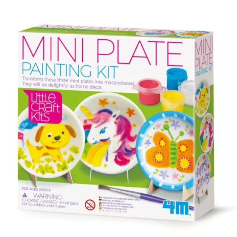 4M Little Craft Mini Plate Painting Kit