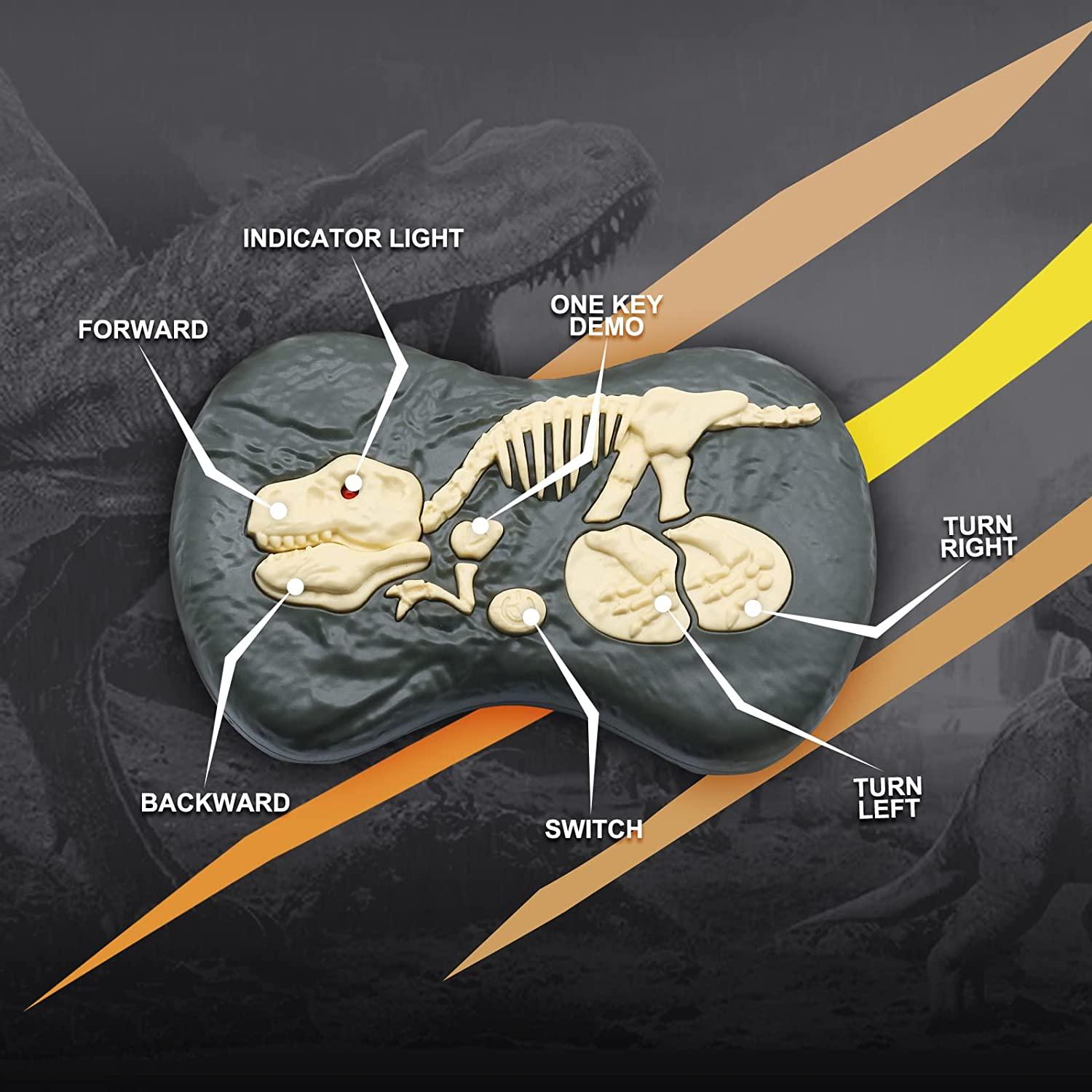 لعبة الديناصور رابتور بجهاز تحكم عن بعد
