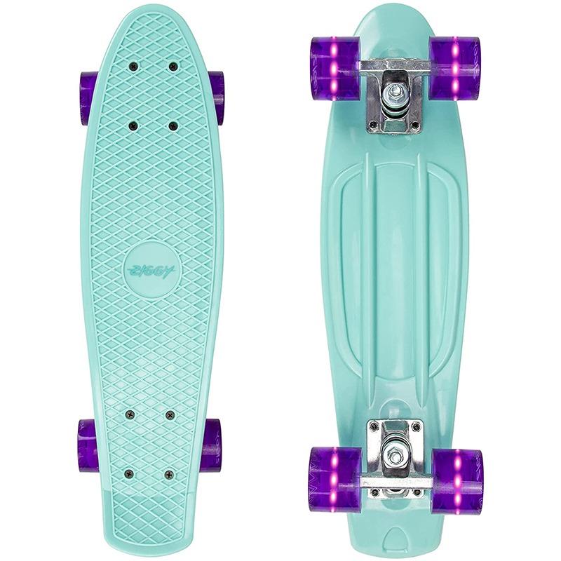 زيجي - لوح تزلج مضيء 22 ليد لون بنفسجي