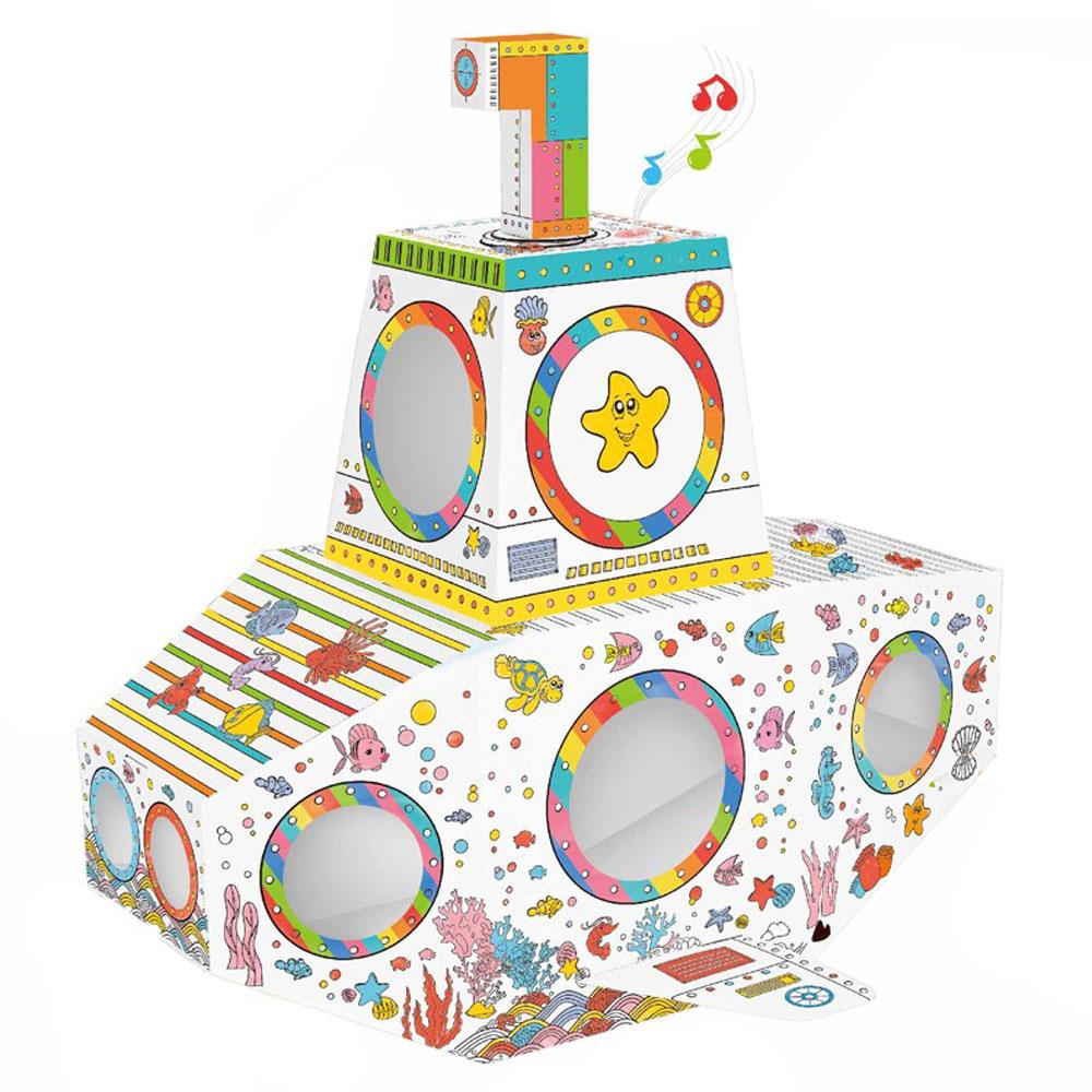 مجموعة غواصة سابمارين للتلوين مع أضواء وموسيقى