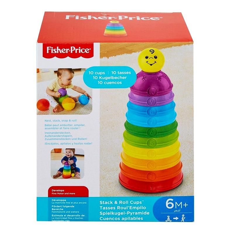 فيشر برايس - أكواب التراص والتدوير الملونة