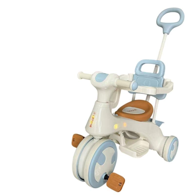 Tobbi Kids Tricycle With Handle for Kids - Blue