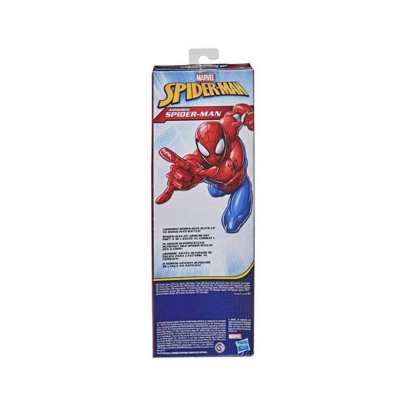 Spider-Man Titan Armored Figure 12 Inch - Poseable Action Toy