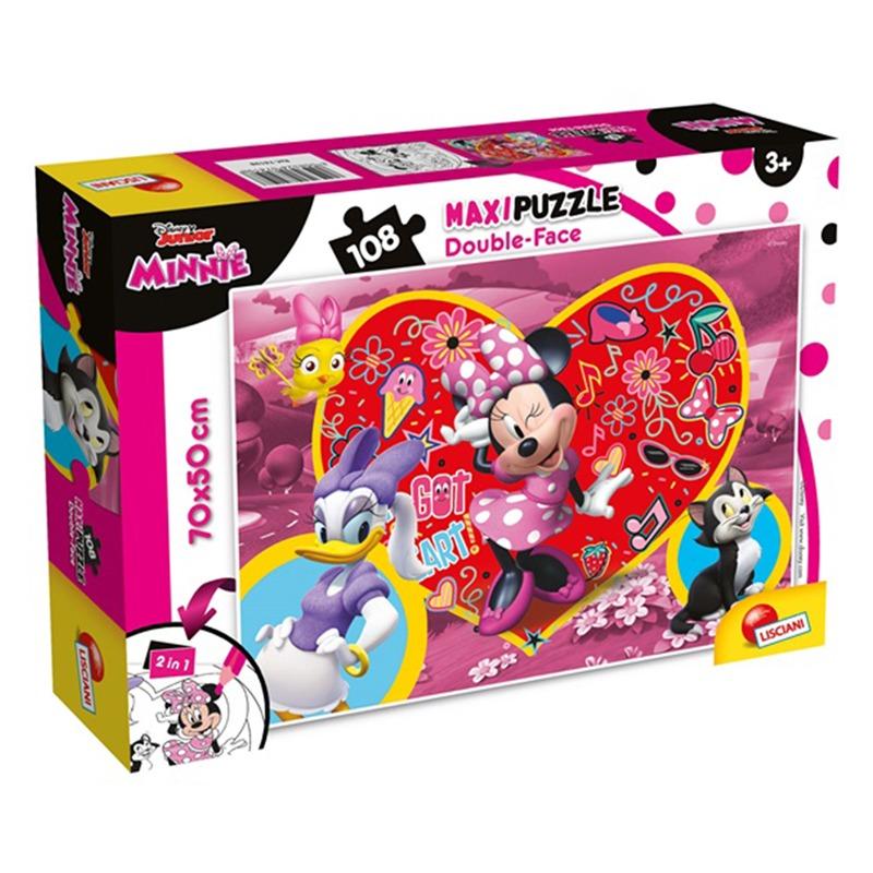 Lisciani - Puzzle Df Supermaxi 108 Minnie