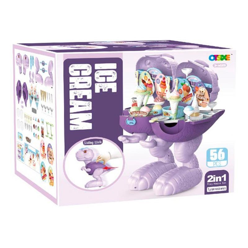 Sliding Tyrannosaurus Set - Ice Kream