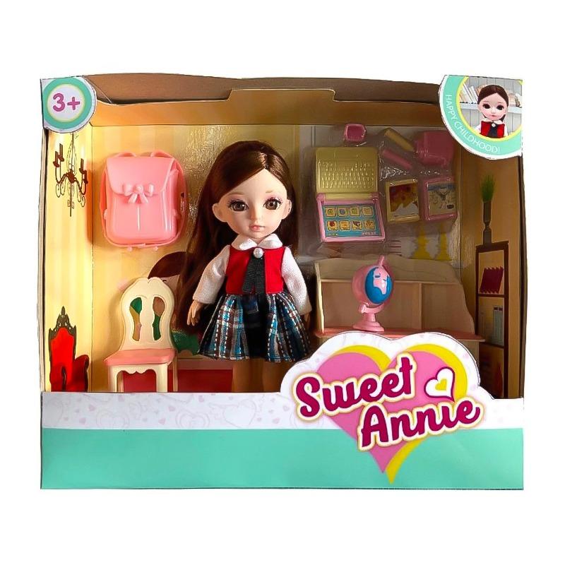 Sweet Annie Doll With Study Table Set