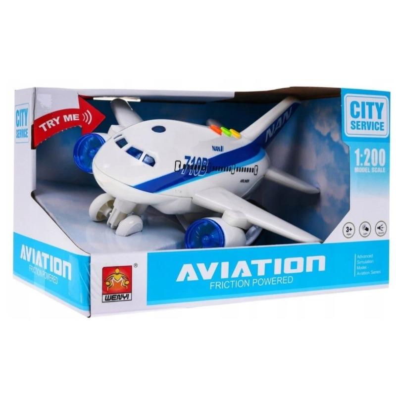 Wenyi 1:200 Friction Airplane With Light And Sound