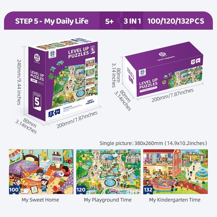 ليلفل اب ستب 5 - بازل الحياة اليومية 3 في 1