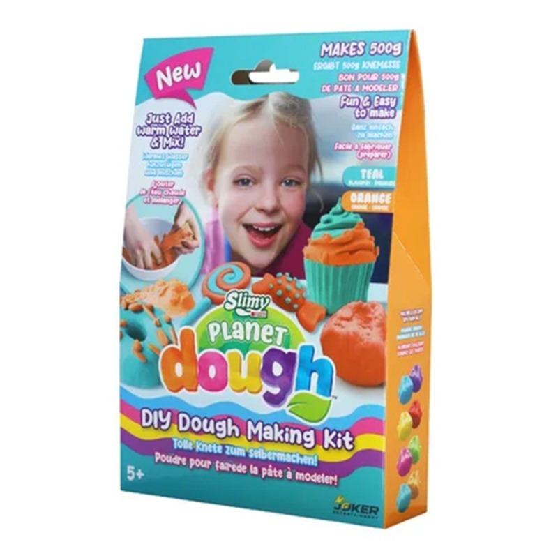 Slimy - Planet Dough DIY Dough Making Kit 4 Colors With Tools 500g