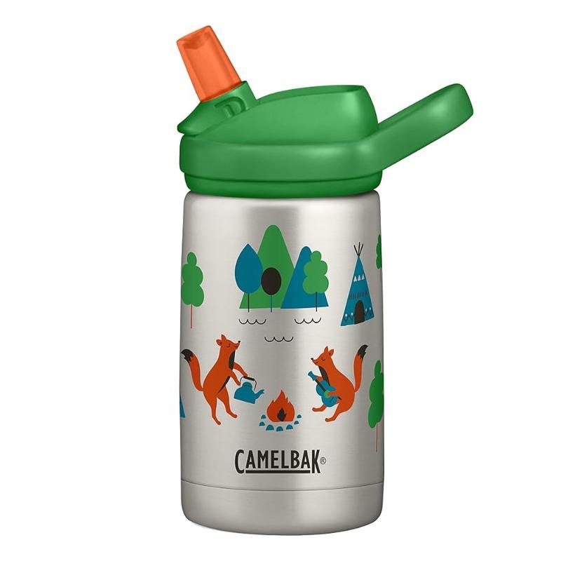 Camelbak Eddy Plus Kids Bottle Stainless Steel 350ml Camping Foxes