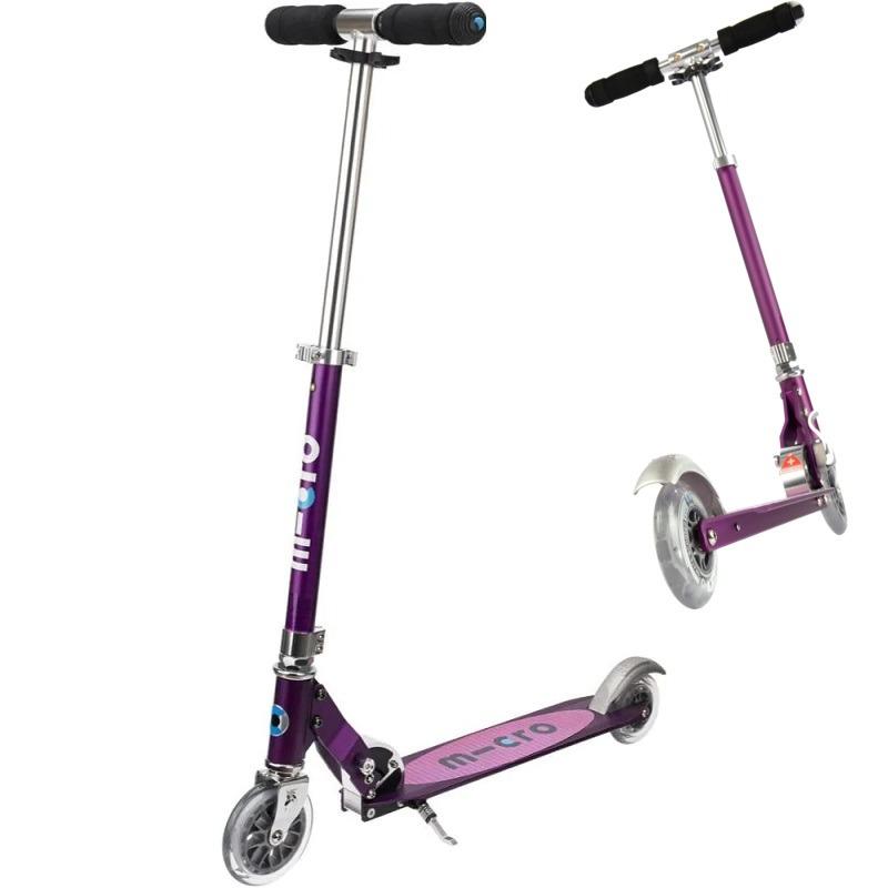 Micro Sprite Special Edition Purple Stripe Scooter